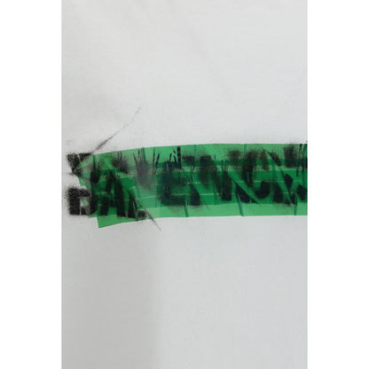 Balenciaga White Cotton Sportswear