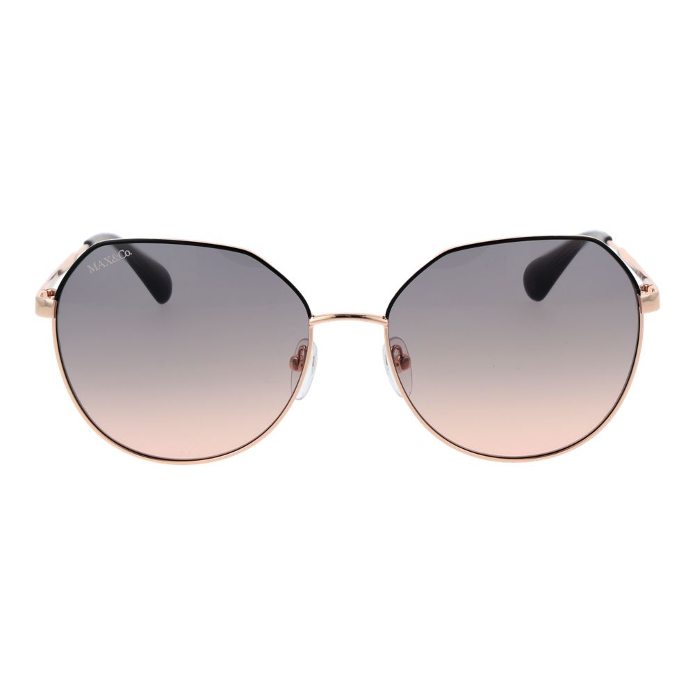 Max & Co Rose Gold Metal & Plastic Sunglasses