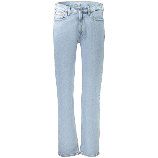 Calvin Klein Azzurro Cotton Mens Jeans