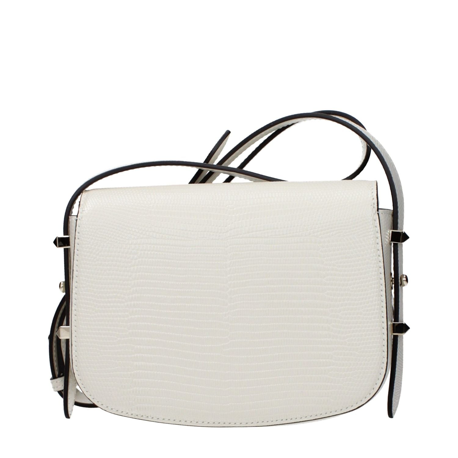 Jimmy Choo White Leather Shoulder Bag