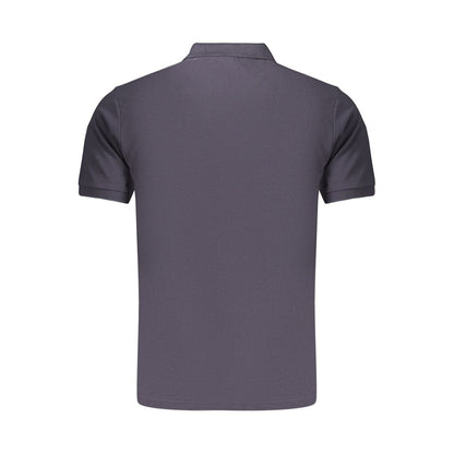 Rifle Blue Cotton Men's Polo