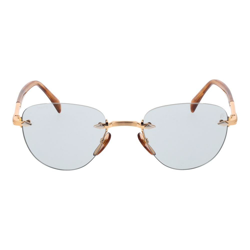 David Beckham Gold Metal Sunglasses