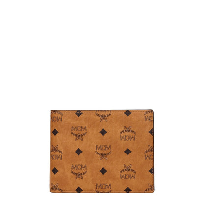 MCM Brown Fabric Wallet