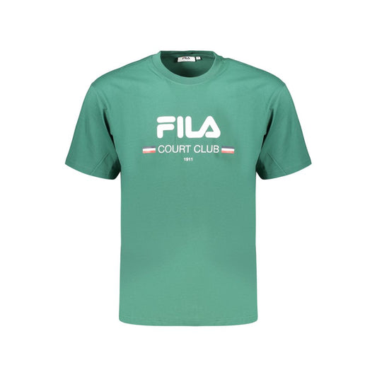 Fila Green Cotton Men's T-Shirt