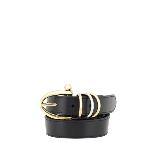 Chloé Black Calf Leather Bos Taurus Regular Belt