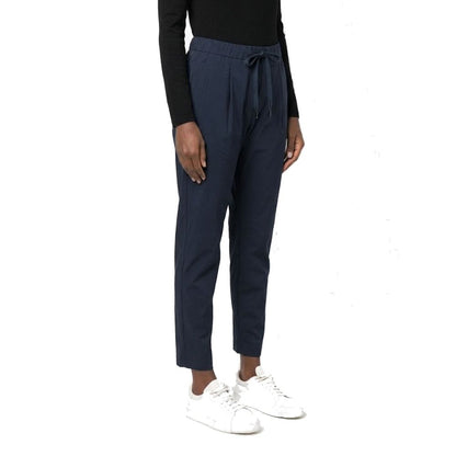 Herno Blue Elastane Casual Pants