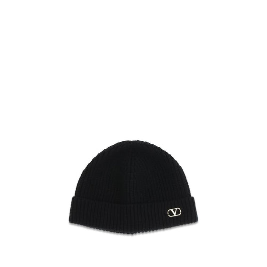 Valentino Garavani Black Cashmere Beanie