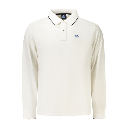 North Sails White Cotton Men's Polo