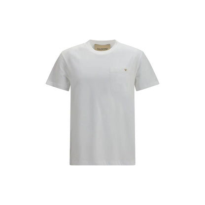 Valentino White Cotton T-Shirt