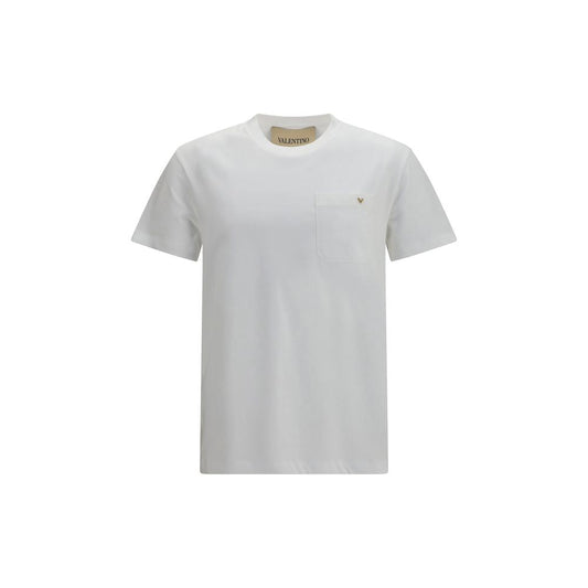 Valentino White Cotton T-Shirt