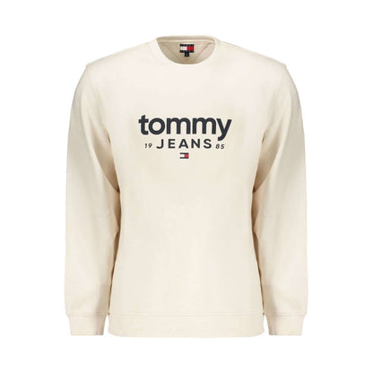 Tommy Hilfiger White Cotton Men's Sweatshirt