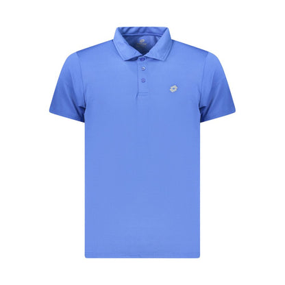 Lotto Blue Polyester Men's Polo Shirt