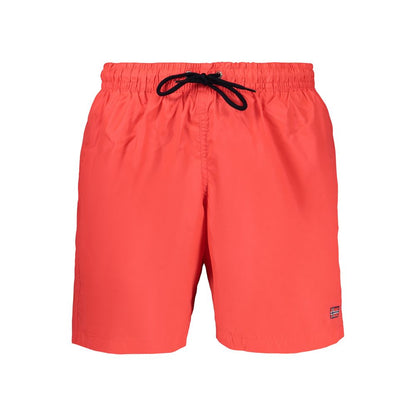 Norway 1963 Red Polyamide Men's Swim Boxer