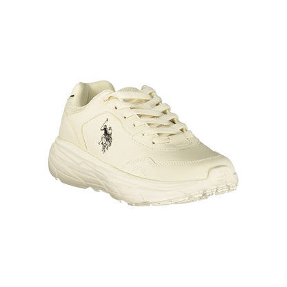 U.S. POLO ASSN. White Polyurethane Women's Sneaker