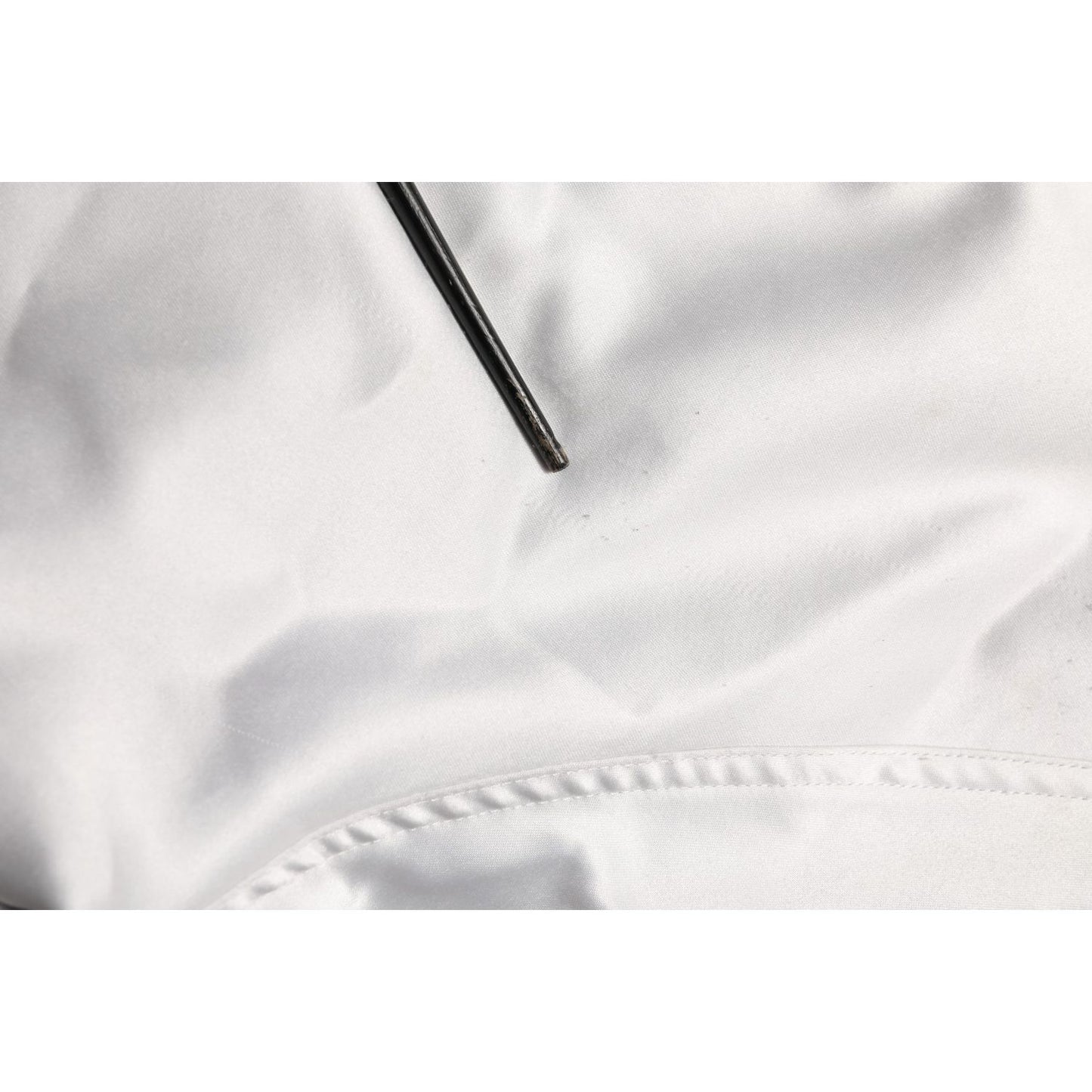 Dolce & Gabbana White DG Logo Polyester JerseyBomber Jacket
