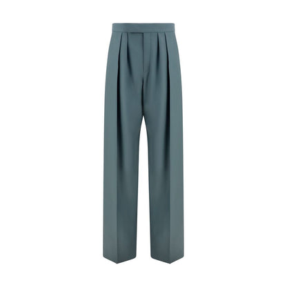 Chloé Bicolor Wool Oves Aries Dress Pants
