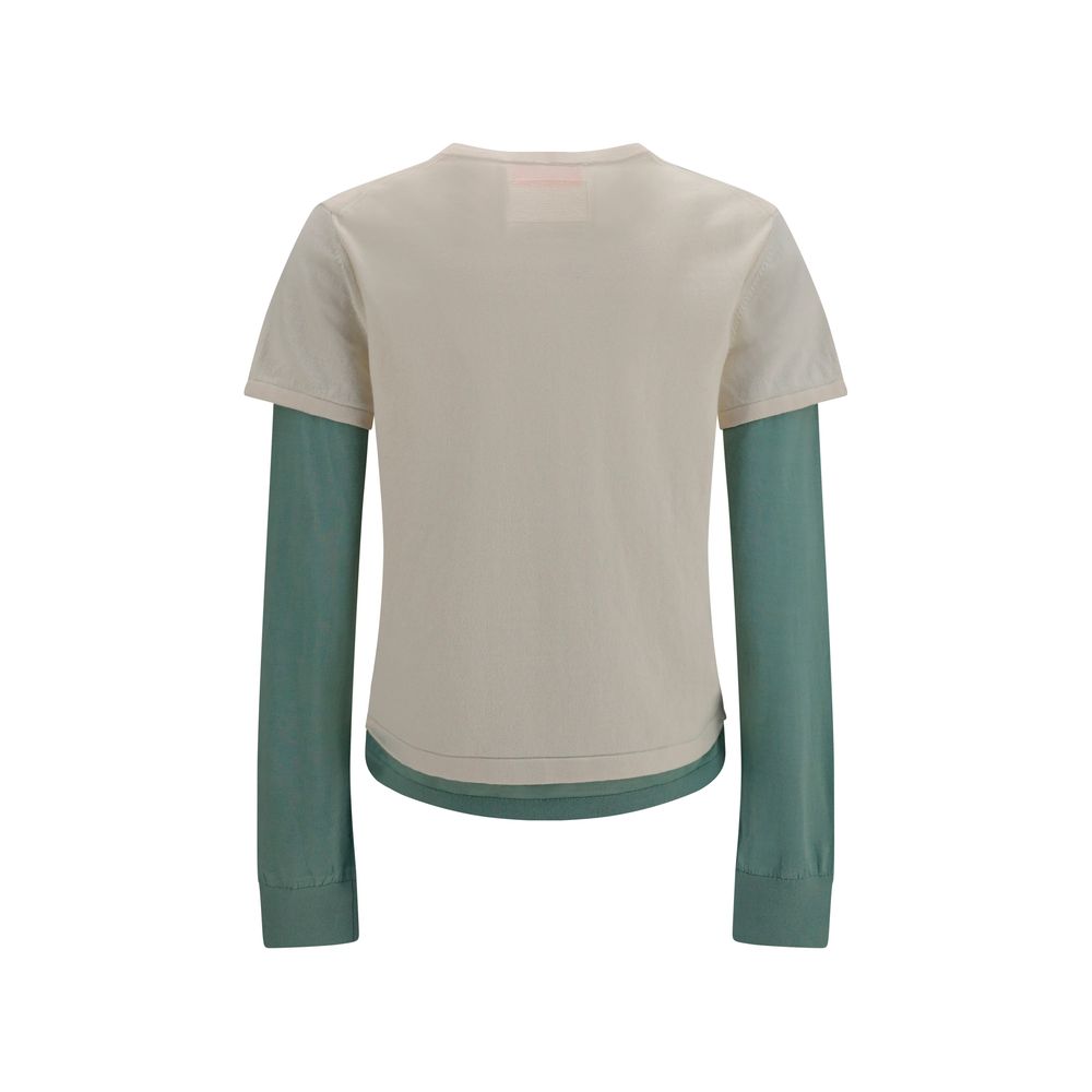 Guest in Residence Beige Cotton Sweatshirt