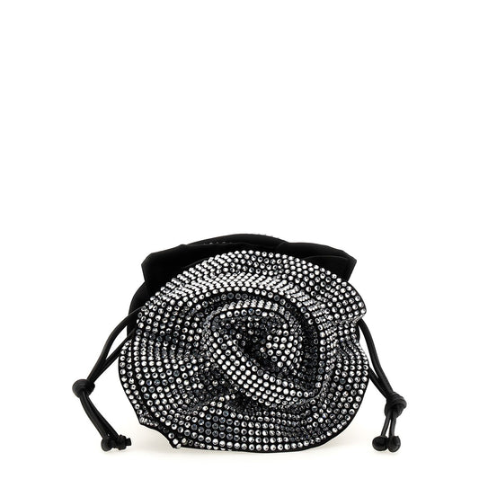 Magda Butrym Black Viscose Crossbody Bag
