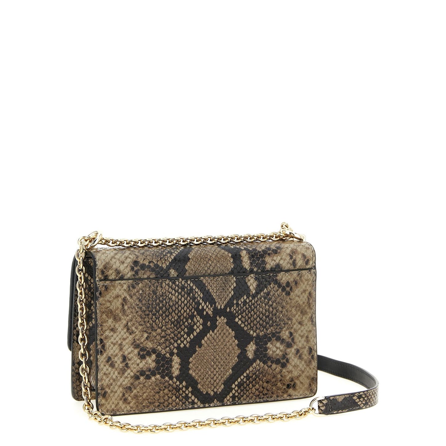 Furla Gray Goatskin Crossbody Bag