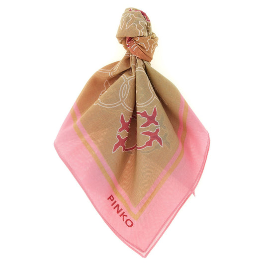 PINKO Multicolor Cotton Scarf