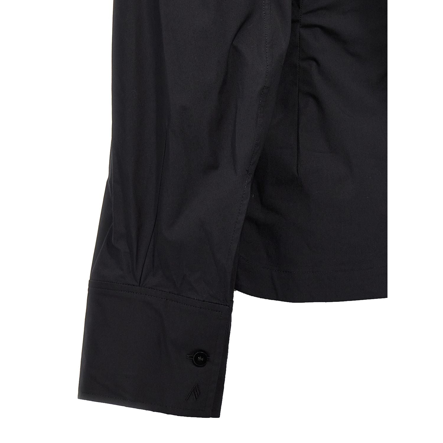 The Attico Black Cotton Blouse