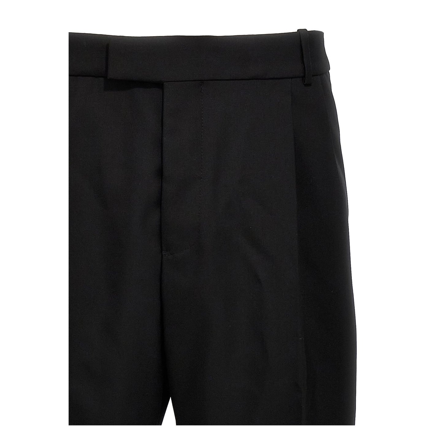 Alexander McQueen Black Wool Dress Pants