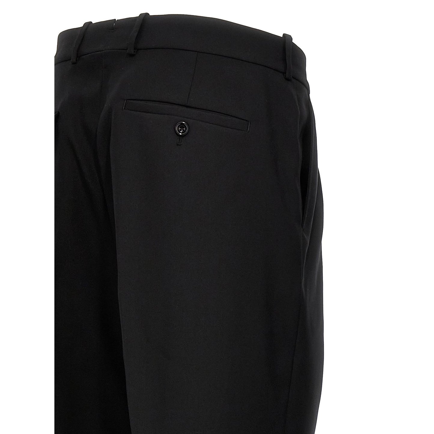 Alexander McQueen Black Wool Dress Pants