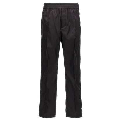 Valentino Garavani Black Polyamide Casual Pants