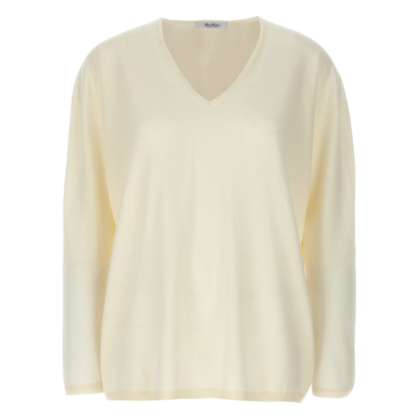 Max Mara White Cashmere Cardigan