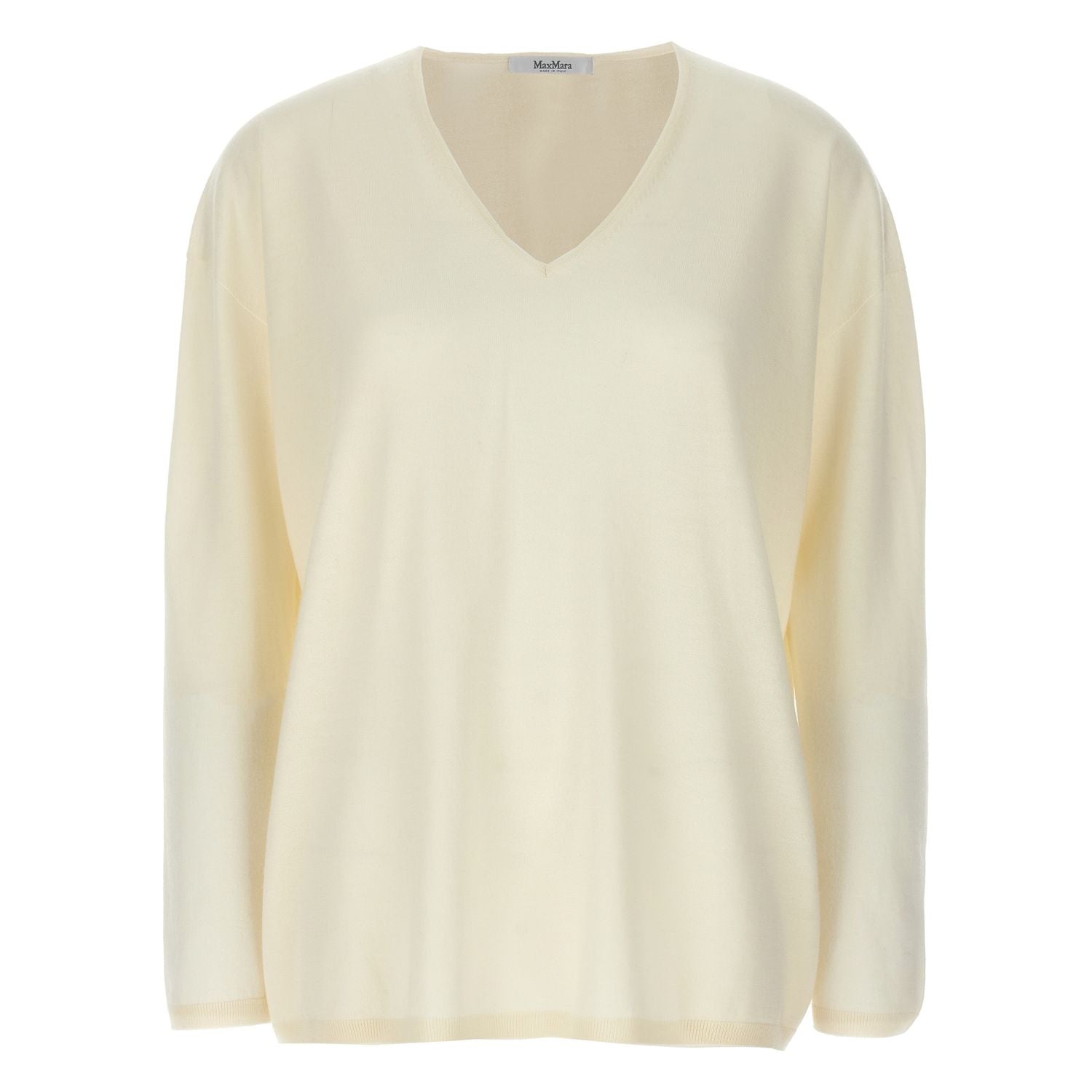 Max Mara White Cashmere Cardigan