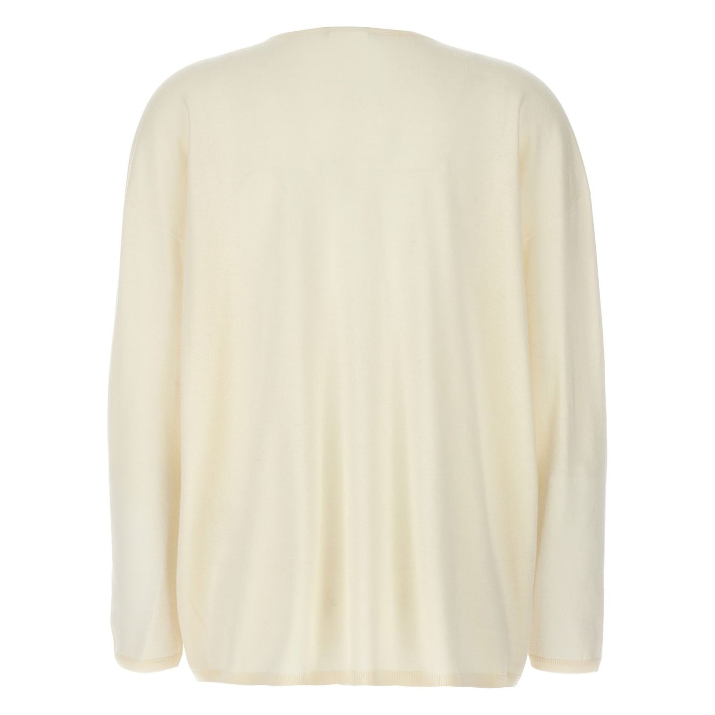 Max Mara White Cashmere Cardigan