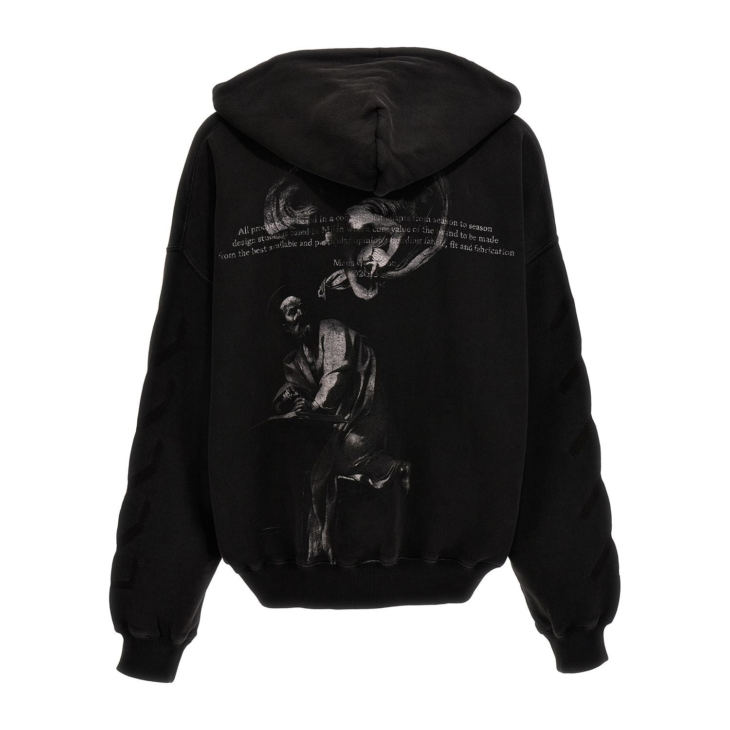 Off-White Gray Cotton Sweatshirt