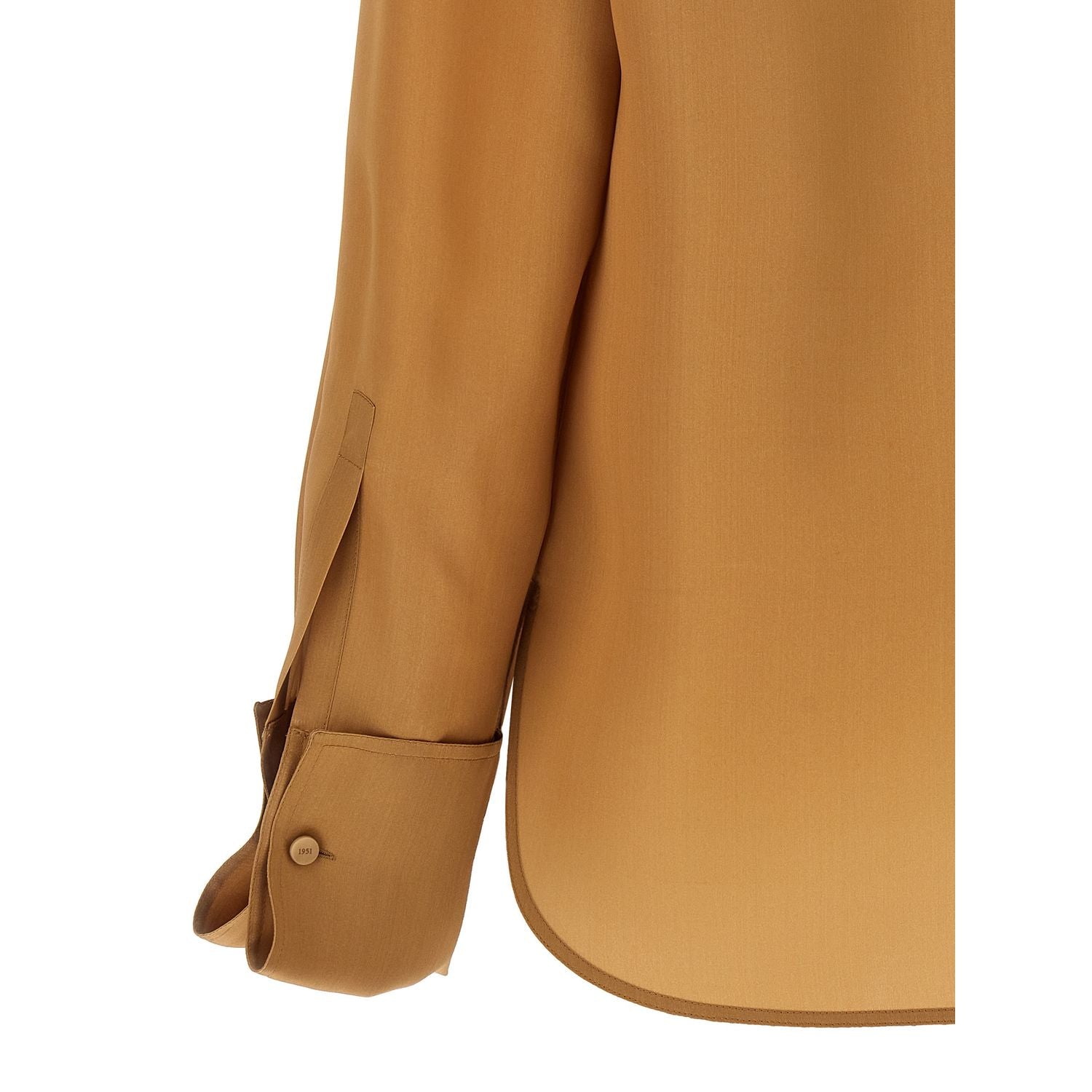 Max Mara Beige Silk Blouse