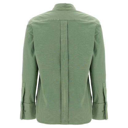 Max Mara Bicolor Cotton Blouse