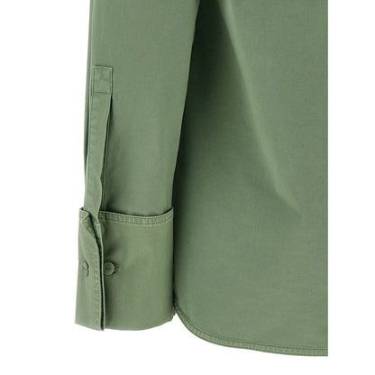 Max Mara Bicolor Cotton Blouse