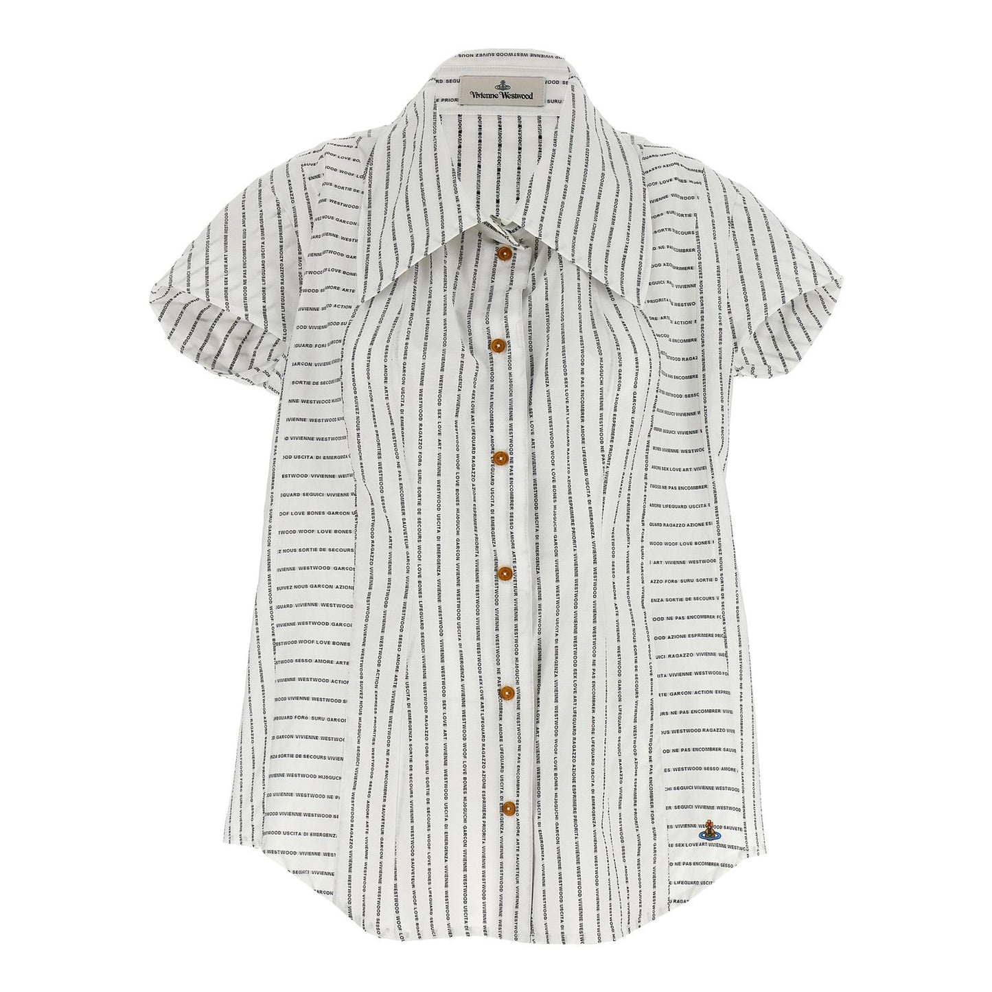 Vivienne Westwood Bicolor Cotton Blouse