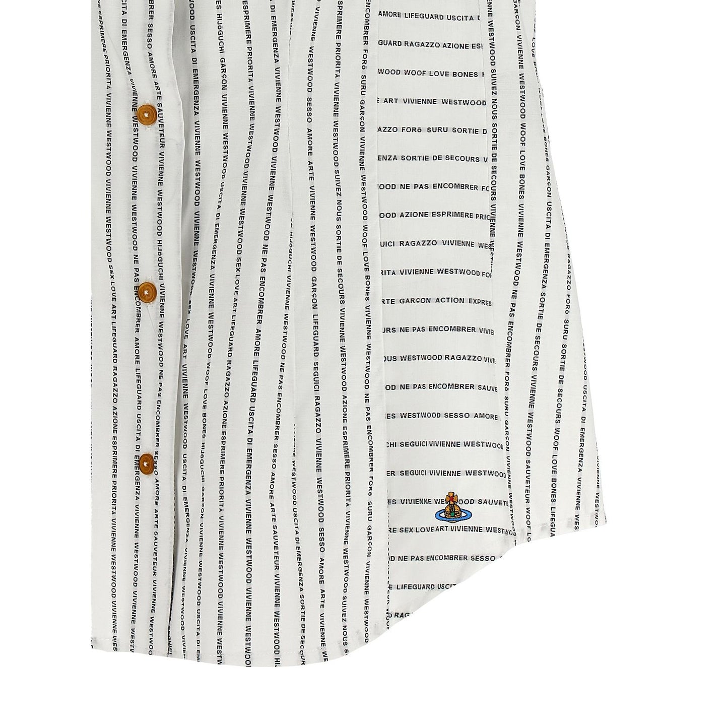 Vivienne Westwood Bicolor Cotton Blouse
