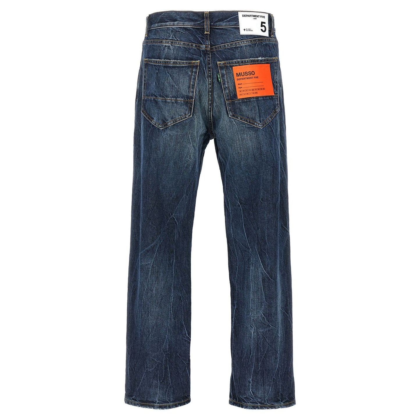 Department 5 Blue Cotton Jeans Denim