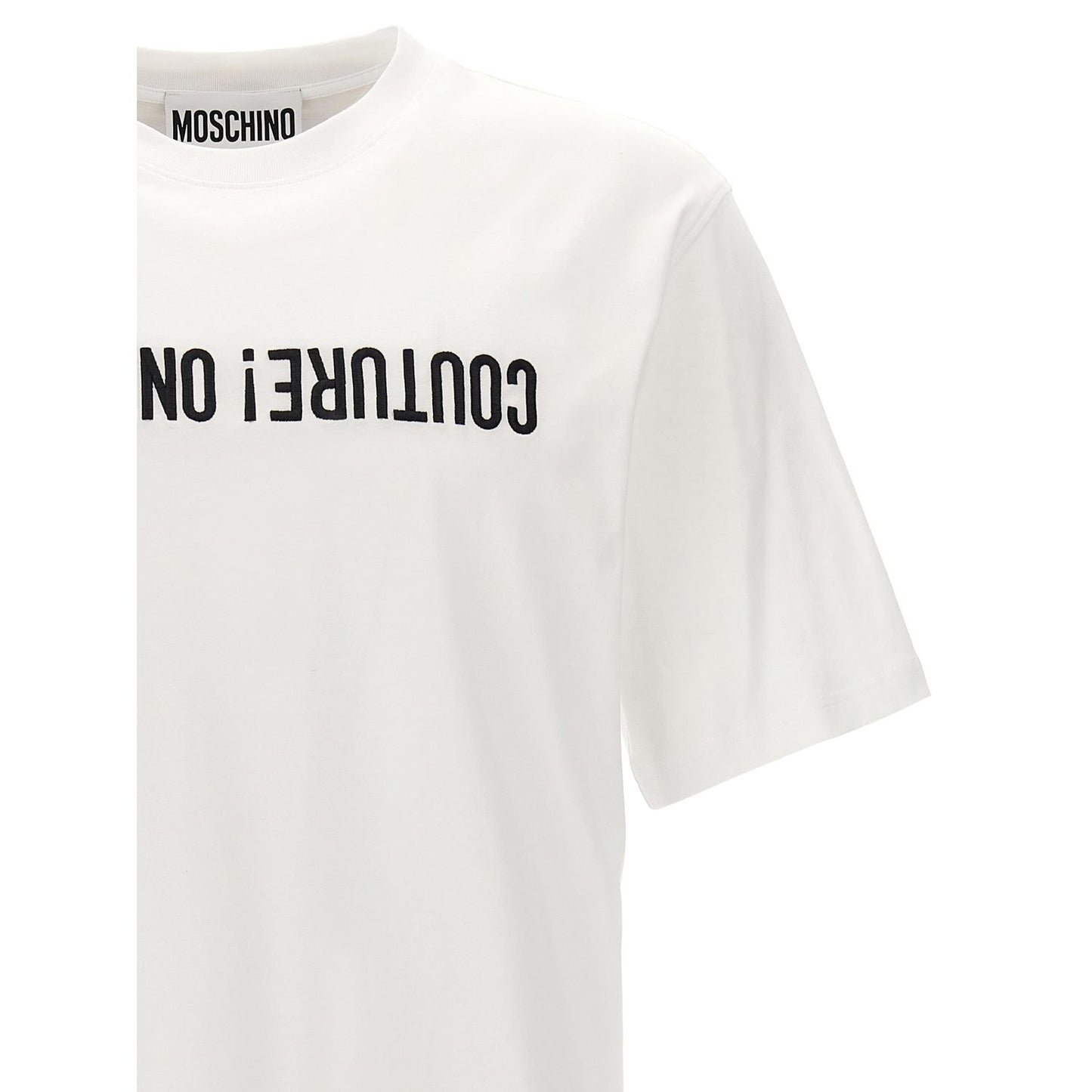 Moschino Bicolor Cotton T-Shirt