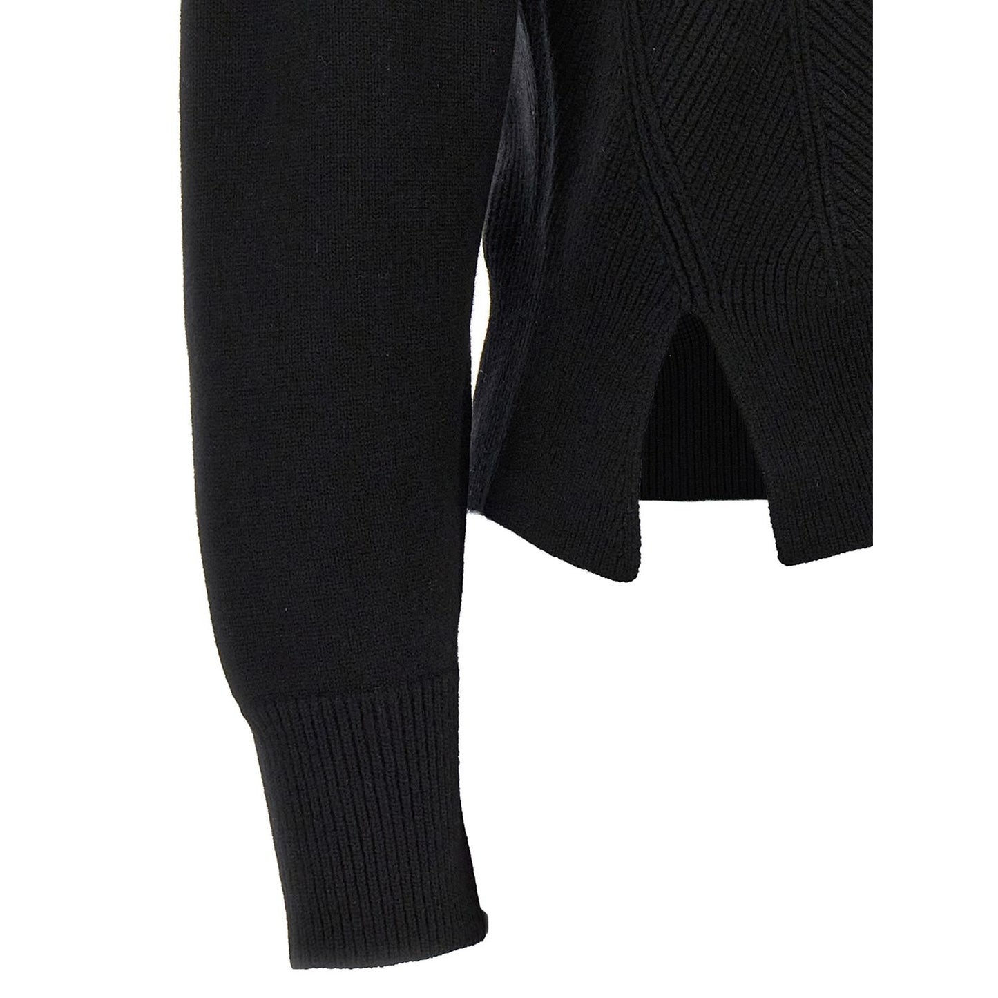 Alexander McQueen Black Wool Cardigan