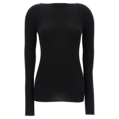 Rick Owens Black Wool Cardigan