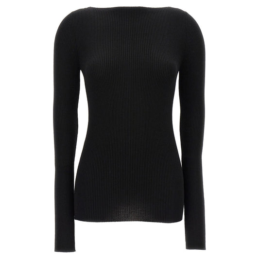 Rick Owens Black Wool Cardigan
