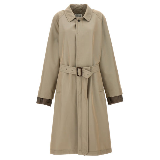 Maison Margiela Beige Cotton Coat