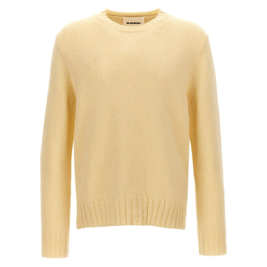 Jil Sander Beige Wool Cardigan