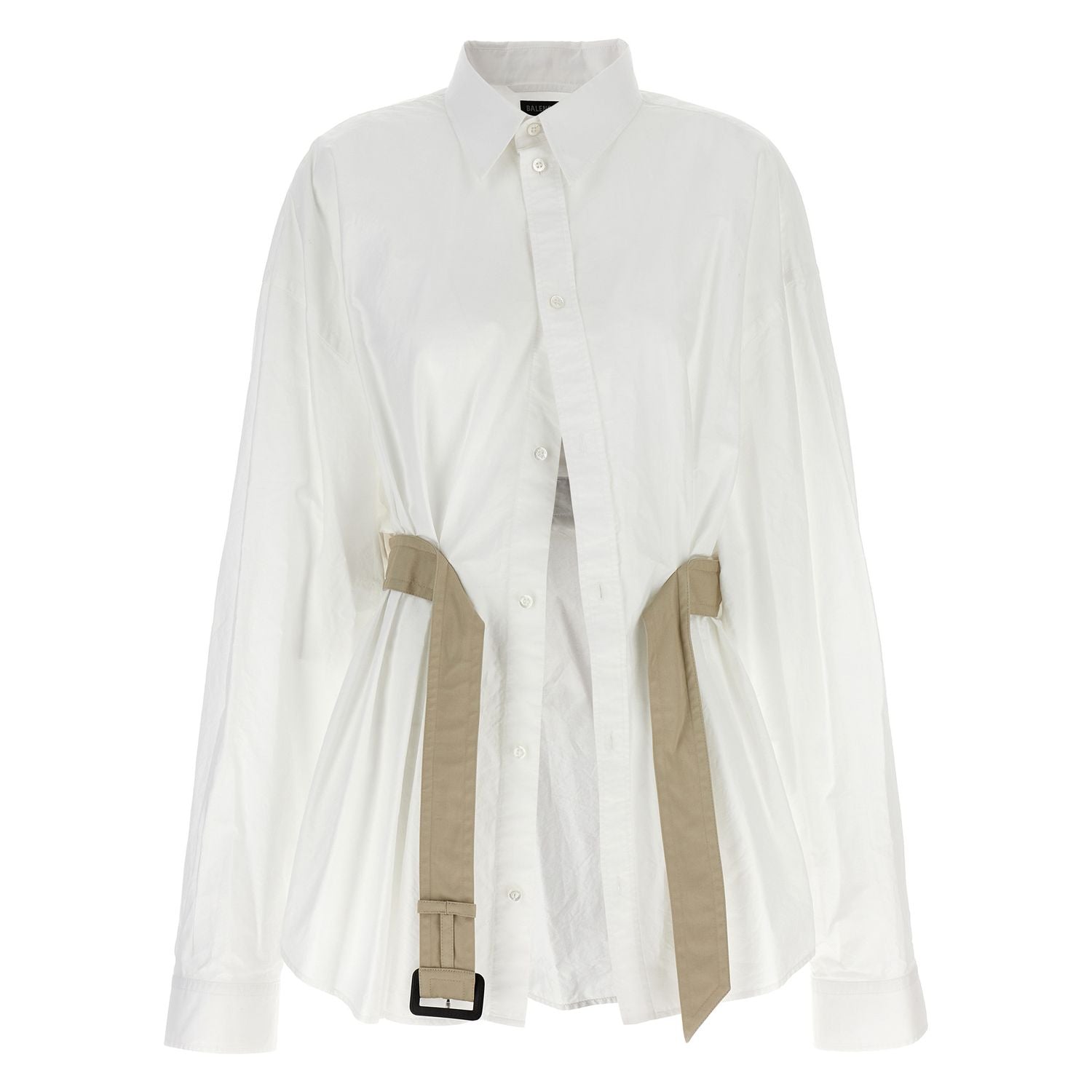 Balenciaga White Cotton Blouse