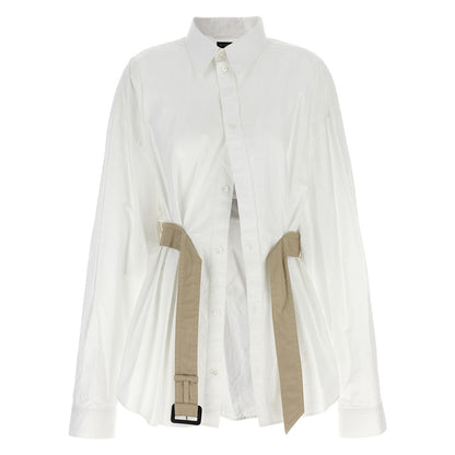 Balenciaga White Cotton Blouse