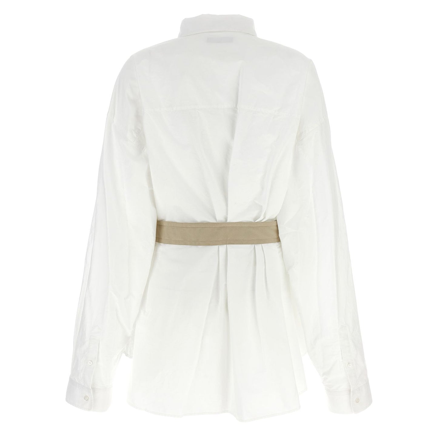 Balenciaga White Cotton Blouse
