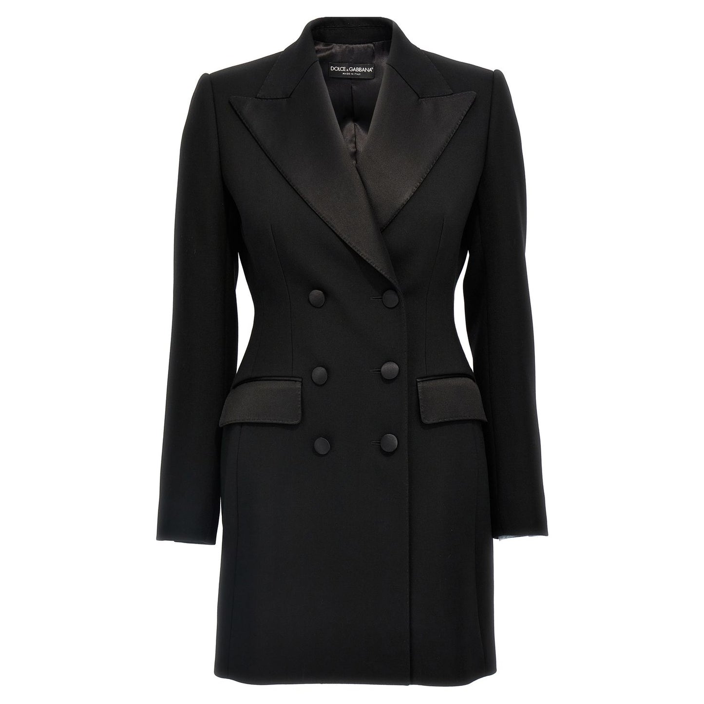 Dolce & Gabbana Black Virgin Wool Blazer