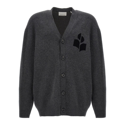 Isabel Marant Gray Cotton Cardigan