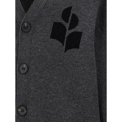 Isabel Marant Gray Cotton Cardigan
